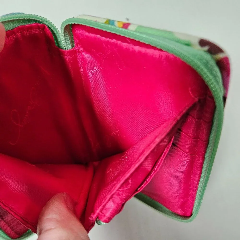 Vera Bradley Wallet Wristlet Tutti Frutti Colorful Paisley Zip Around Travel